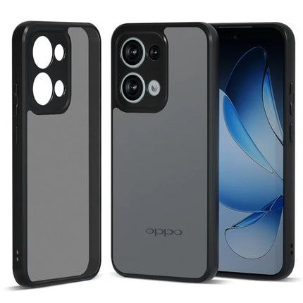 IBMRS For Oppo Reno13 5G (Global) Case TPU + PC Heavy Duty Shockproof Phone Cover Camera Protection - Matte Black