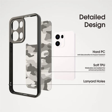 IBMRS For Oppo Reno13 Pro 5G Case TPU + PC Heavy Duty Shockproof Phone Cover
