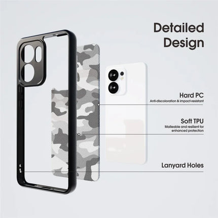 IBMRS For Oppo Reno13 F 5G / 4G Case TPU + PC Heavy Duty Shockproof Phone Cover