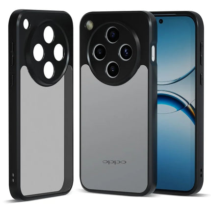 IBMRS For Oppo Find X8 5G Case TPU + PC Heavy Duty Shockproof Phone Cover Camera Protection - Matte Black