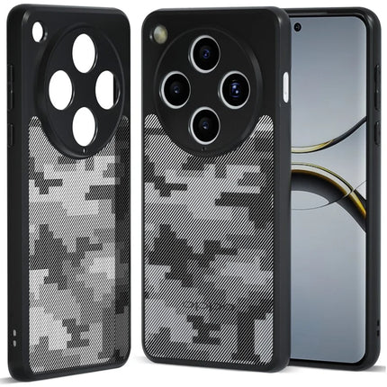 IBMRS For Oppo Find X8 Pro 5G Case TPU + PC Heavy Duty Shockproof Phone Cover Camera Protection - Grid Camouflage