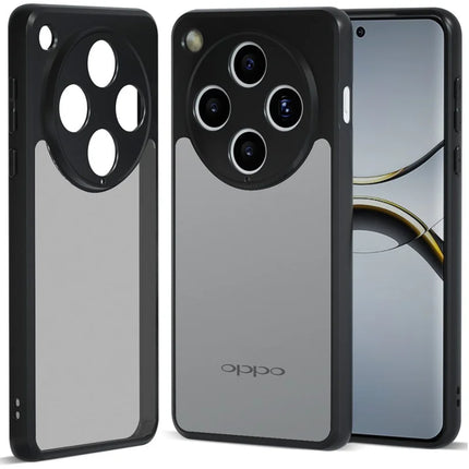 IBMRS For Oppo Find X8 Pro 5G Case TPU + PC Heavy Duty Shockproof Phone Cover Camera Protection - Matte Black