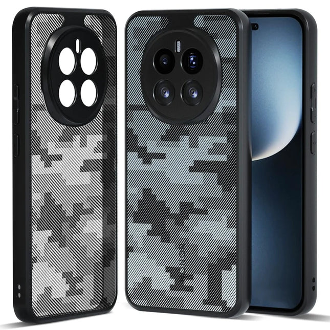 IBMRS For Honor Magic7 5G Case TPU + PC Heavy Duty Shockproof Phone Cover - Grid Camouflage