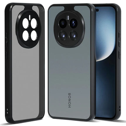 IBMRS For Honor Magic7 Pro 5G Case TPU + PC Heavy Duty Shockproof Phone Cover - Matte Black