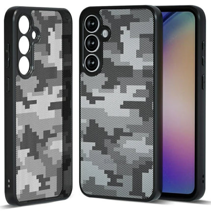 IBMRS For Samsung Galaxy A26 5G Case TPU + PC Heavy Duty Shockproof Phone Cover Camera Protection - Grid Camouflage