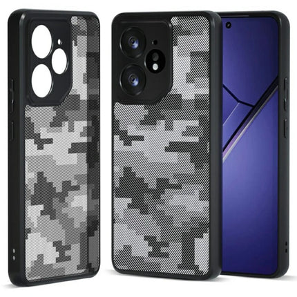 IBMRS For Realme Neo7 5G Case TPU + PC Heavy Duty Shockproof Phone Cover - Grid Camouflage