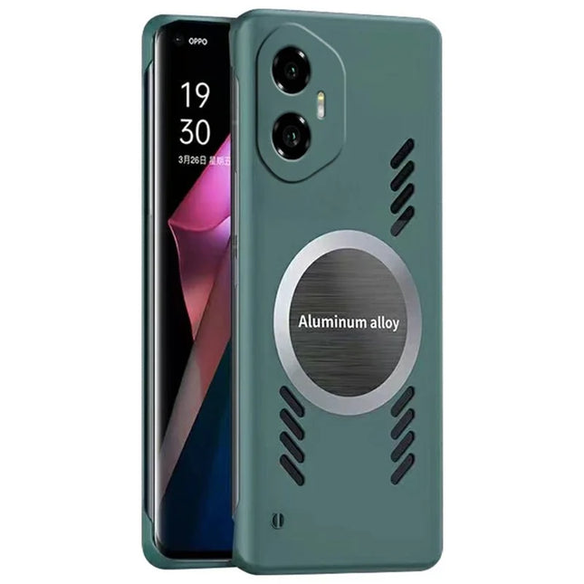 For Honor 300 Case Hard PC Frameless Heat Dissipation Phone Cover - Green