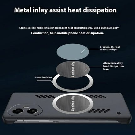 For Honor 300 Case Hard PC Frameless Heat Dissipation Phone Cover