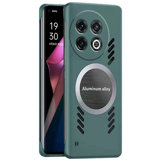 For OnePlus Ace 5 5G / Ace 5 Pro 5G Case Hard PC Frameless Heat Dissipation Phone Cover - Green