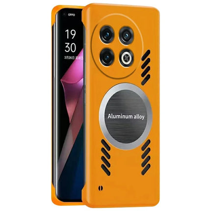 For OnePlus Ace 5 5G / Ace 5 Pro 5G Case Hard PC Frameless Heat Dissipation Phone Cover - Orange