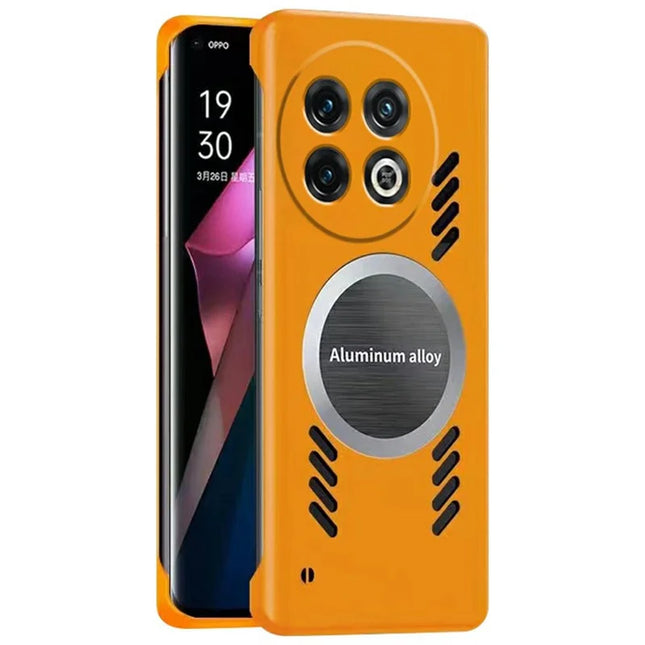 For OnePlus Ace 5 5G / Ace 5 Pro 5G Case Hard PC Frameless Heat Dissipation Phone Cover - Orange