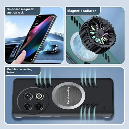 For OnePlus Ace 5 5G / Ace 5 Pro 5G Case Hard PC Frameless Heat Dissipation Phone Cover