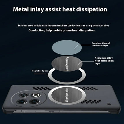 For OnePlus Ace 5 5G / Ace 5 Pro 5G Case Hard PC Frameless Heat Dissipation Phone Cover