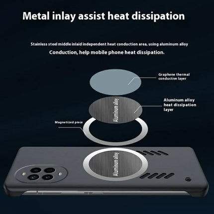 For Huawei nova 13 Pro 5G Case Hard PC Frameless Heat Dissipation Phone Cover