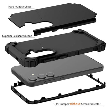 L-Style For Samsung Galaxy A56 5G  /  A36 5G Case Shockproof PC + TPU Phone Back Cover