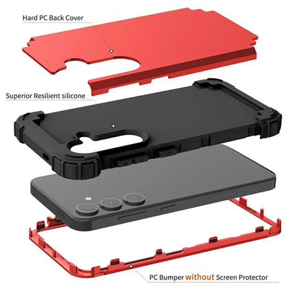 L-Style For Samsung Galaxy A56 5G  /  A36 5G Case Shockproof PC + TPU Phone Back Cover
