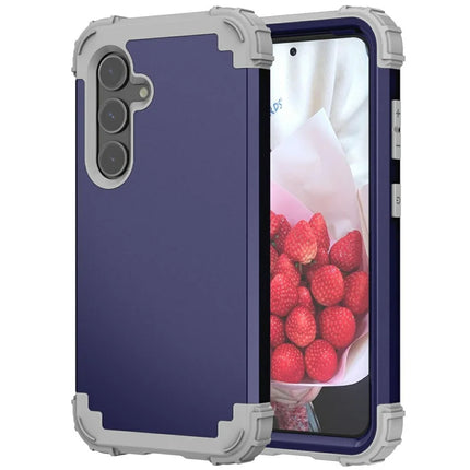 L-Style For Samsung Galaxy A56 5G  /  A36 5G Case Shockproof PC + TPU Phone Back Cover - Blue