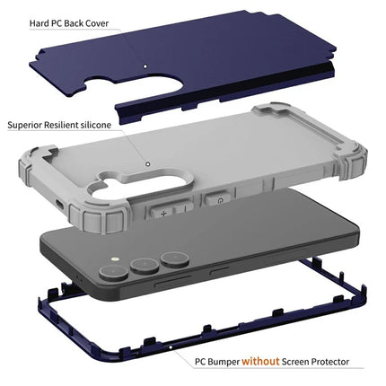 L-Style For Samsung Galaxy A56 5G  /  A36 5G Case Shockproof PC + TPU Phone Back Cover