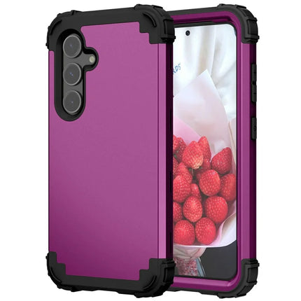 L-Style For Samsung Galaxy A56 5G  /  A36 5G Case Shockproof PC + TPU Phone Back Cover - Purple