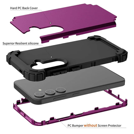 L-Style For Samsung Galaxy A56 5G  /  A36 5G Case Shockproof PC + TPU Phone Back Cover