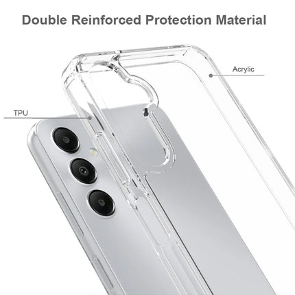For Samsung Galaxy M14 4G Clear Phone Case TPU + Acrylic Shockproof Phone Back Cover