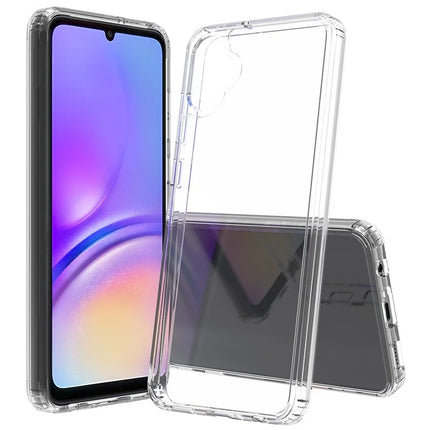 For Samsung Galaxy M05 4G / F05 Clear Phone Case TPU + Acrylic Shockproof Phone Back Cover