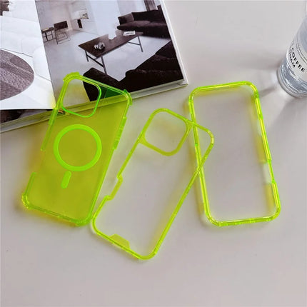 For iPhone 16 Pro Max Case Compatible with MagSafe TPU PC Detachable Phone Back Cover