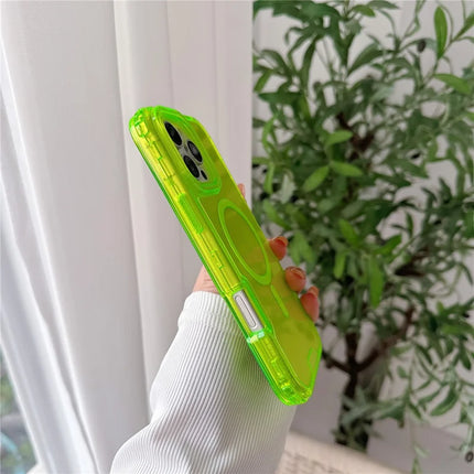 For iPhone 16 Pro Max Case Compatible with MagSafe TPU PC Detachable Phone Back Cover
