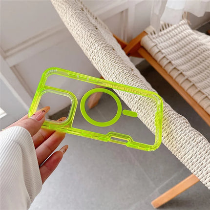 For iPhone 16 Pro Max Case Compatible with MagSafe TPU PC Detachable Phone Back Cover