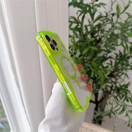 For iPhone 16 Pro Max Case Compatible with MagSafe TPU PC Detachable Phone Back Cover