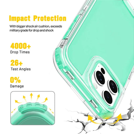 For iPhone 16 Pro Max Case Detachable Design Soft TPU + Clear PC Phone Back Cover