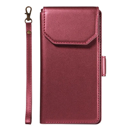 For iPhone 16 Case with Card Holder Stand PU Leather Flip Phone Cover