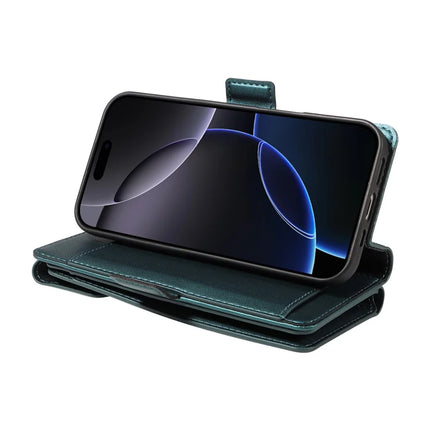 For iPhone 16 Pro Case with Card Holder Stand PU Leather Flip Phone Cover
