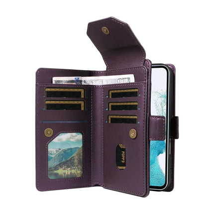 For Samsung Galaxy A54 5G Case with Card Holder Stand PU Leather Flip Phone Cover