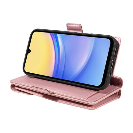 For Samsung Galaxy A15 5G  /  A15 4G Case with Card Holder Stand PU Leather Flip Phone Cover