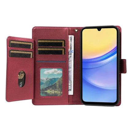 For Samsung Galaxy A15 5G  /  A15 4G Case with Card Holder Stand PU Leather Flip Phone Cover