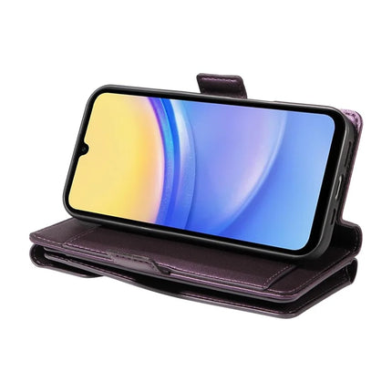 For Samsung Galaxy A15 5G  /  A15 4G Case with Card Holder Stand PU Leather Flip Phone Cover