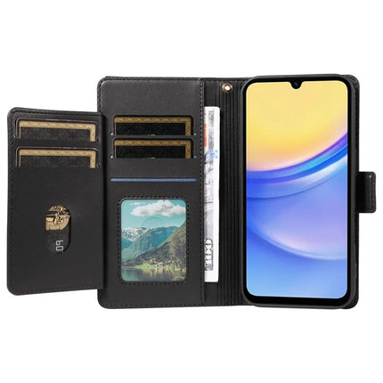 For Samsung Galaxy A15 5G  /  A15 4G Case with Card Holder Stand PU Leather Flip Phone Cover