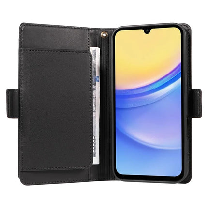 For Samsung Galaxy A15 5G  /  A15 4G Case with Card Holder Stand PU Leather Flip Phone Cover