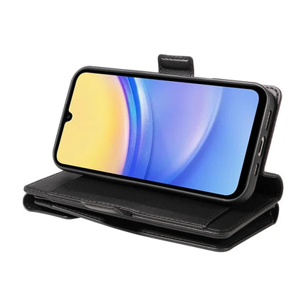 For Samsung Galaxy A15 5G  /  A15 4G Case with Card Holder Stand PU Leather Flip Phone Cover