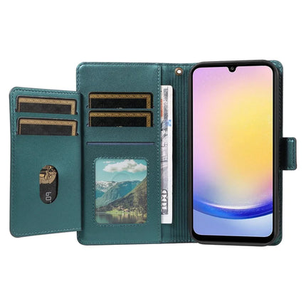For Samsung Galaxy A25 5G (Global) (161.0 x 76.5 x 8.3mm) Case with Card Holder Stand PU Leather Flip Phone Cover