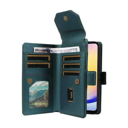 For Samsung Galaxy A25 5G (Global) (161.0 x 76.5 x 8.3mm) Case with Card Holder Stand PU Leather Flip Phone Cover