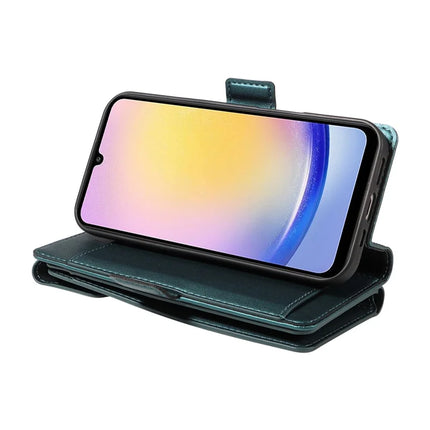 For Samsung Galaxy A25 5G (Global) (161.0 x 76.5 x 8.3mm) Case with Card Holder Stand PU Leather Flip Phone Cover