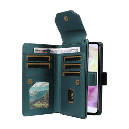 For Samsung Galaxy A35 5G Case with Card Holder Stand PU Leather Flip Phone Cover