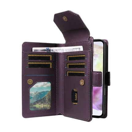 For Samsung Galaxy A35 5G Case with Card Holder Stand PU Leather Flip Phone Cover
