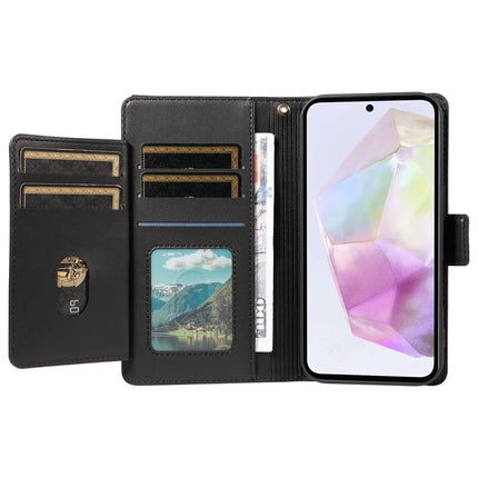 For Samsung Galaxy A35 5G Case with Card Holder Stand PU Leather Flip Phone Cover