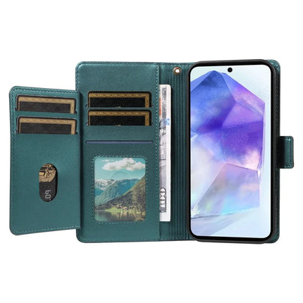 For Samsung Galaxy A55 5G Case with Card Holder Stand PU Leather Flip Phone Cover