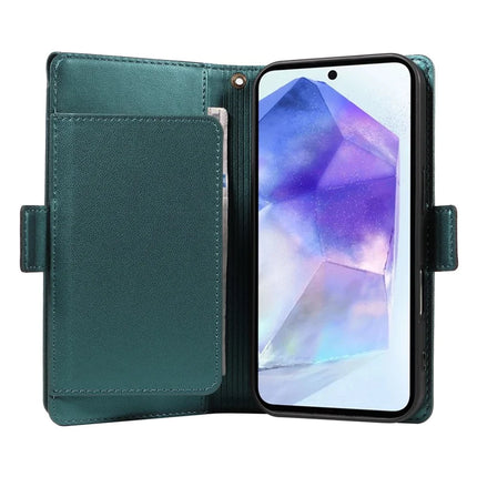 For Samsung Galaxy A55 5G Case with Card Holder Stand PU Leather Flip Phone Cover