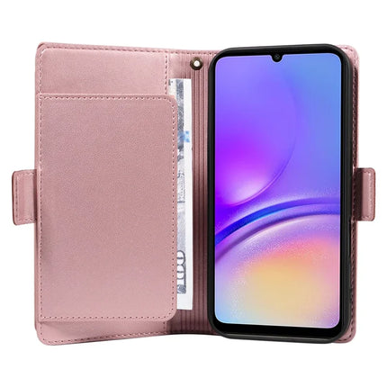For Samsung Galaxy A06 5G Case with Card Holder Stand PU Leather Flip Phone Cover