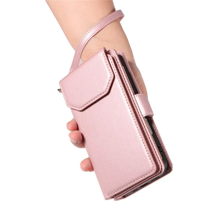 For Samsung Galaxy A06 5G Case with Card Holder Stand PU Leather Flip Phone Cover